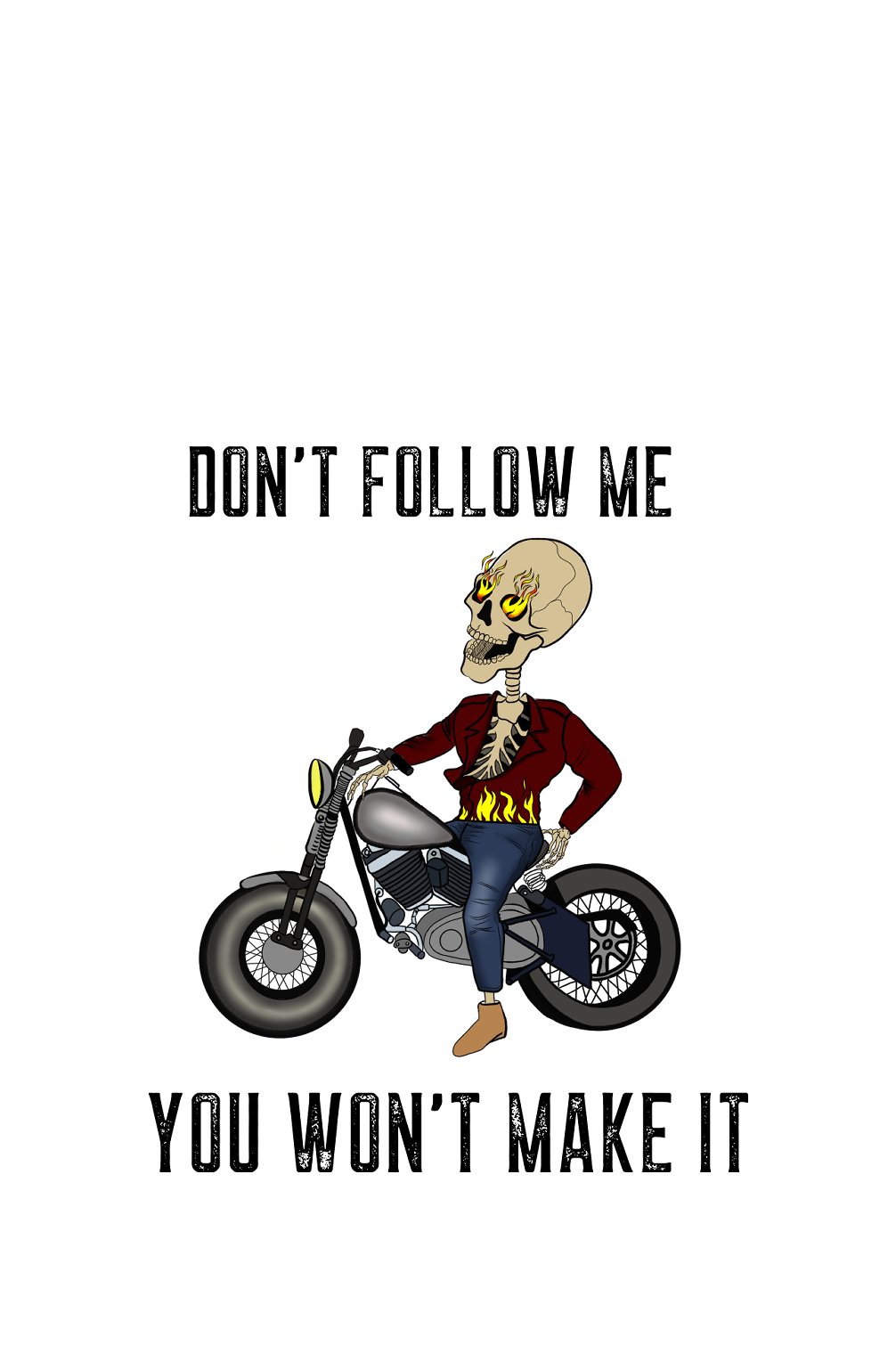 Don't follow me - Women's Bikers T-shirt