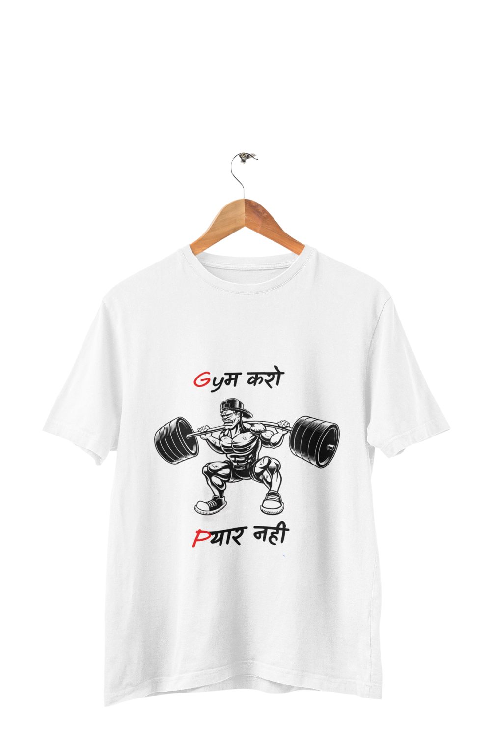 Gym Karo Pyaar Nahi T-shirt For Girls