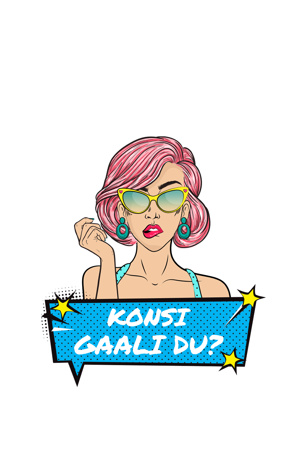 Konsi Gaali Du? - Women's Funny T-shirt