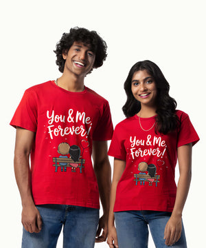 You & Me Forever - Couple T-shirts (Pack of 2)