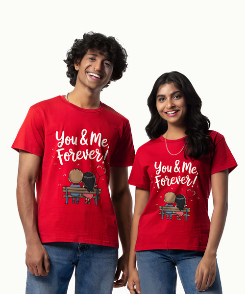 You & Me Forever - Couple T-shirts (Pack of 2)