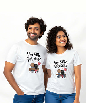 You & Me Forever - Couple T-shirts (Pack of 2)