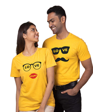 LOVE SPECS - Couple T-shirts (Pack of 2)