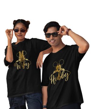 Hubby and Wifey - Oversized Drop Shoulder T-Shirt