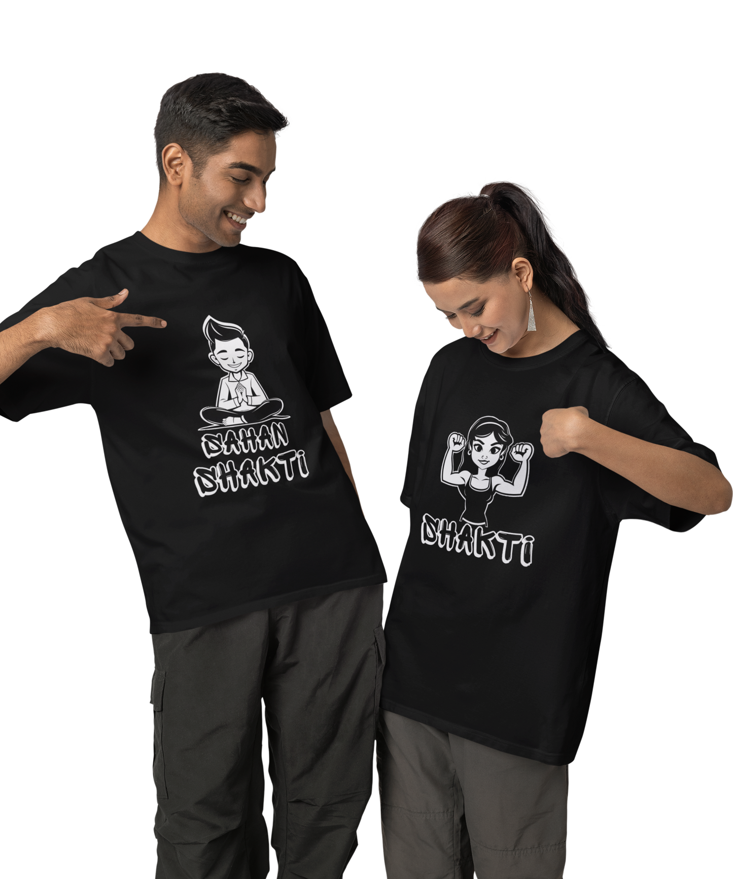 Shakti v. Sahan Shakti - Oversized Drop Shoulder T-Shirt (pack of 2)