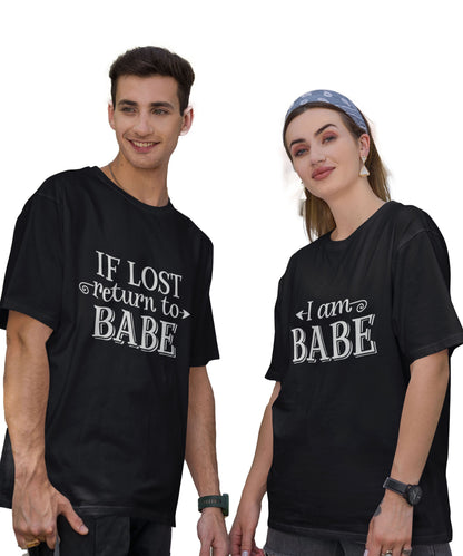 Return to Babe - Oversized Drop Shoulder T-Shirt (pack of 2)