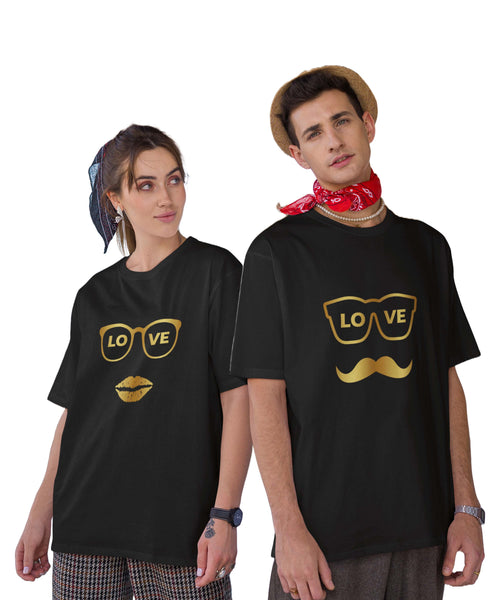 Love - Oversized Drop Shoulder T-Shirt (pack of 2)