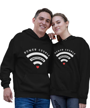 Power Couple Matching Hoodies - Couple Hoodies (pack of 2)