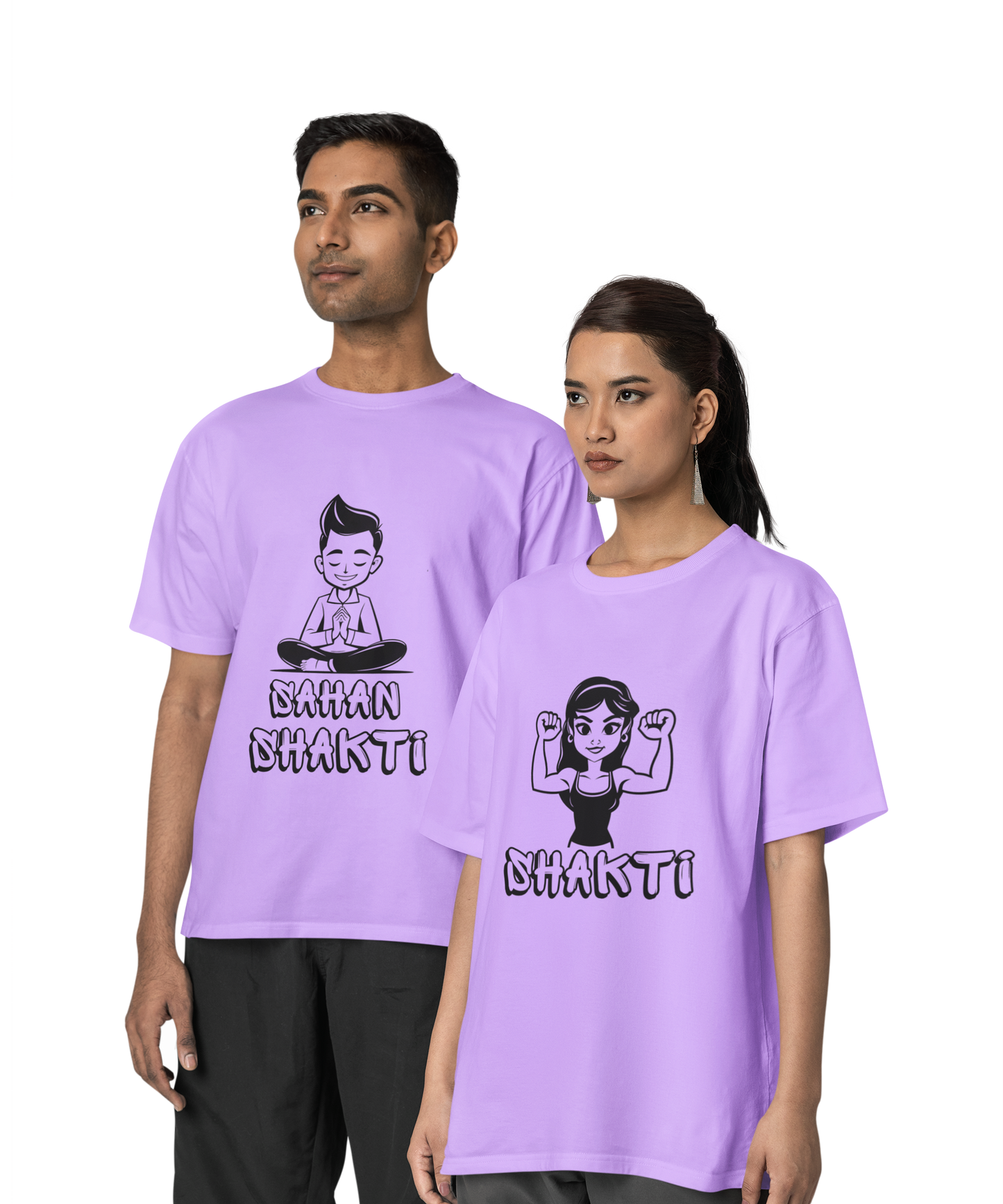 Shakti v. Sahan Shakti - Oversized Drop Shoulder T-Shirt (pack of 2)