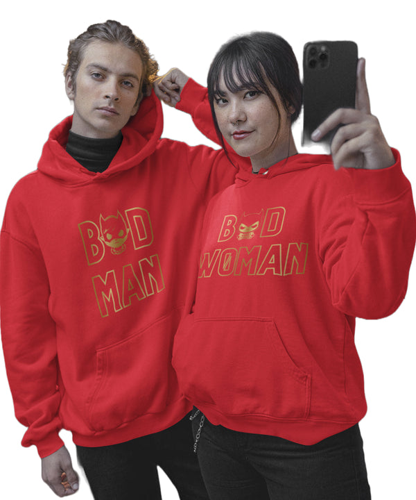 Badman & Badwoman - Couple Hoodies (pack of 2)