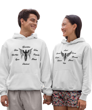 Her Guardian v. His Angel - Couple Hoodies (pack of 2)