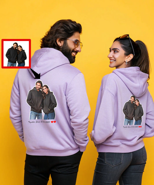 Customized Couple Hoodies (Pack of 2)