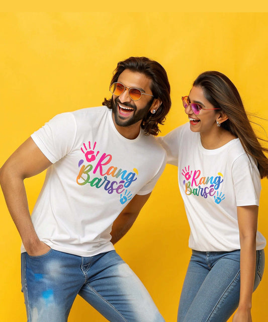 Rang Barse - Couple T-shirts (Pack of 2)
