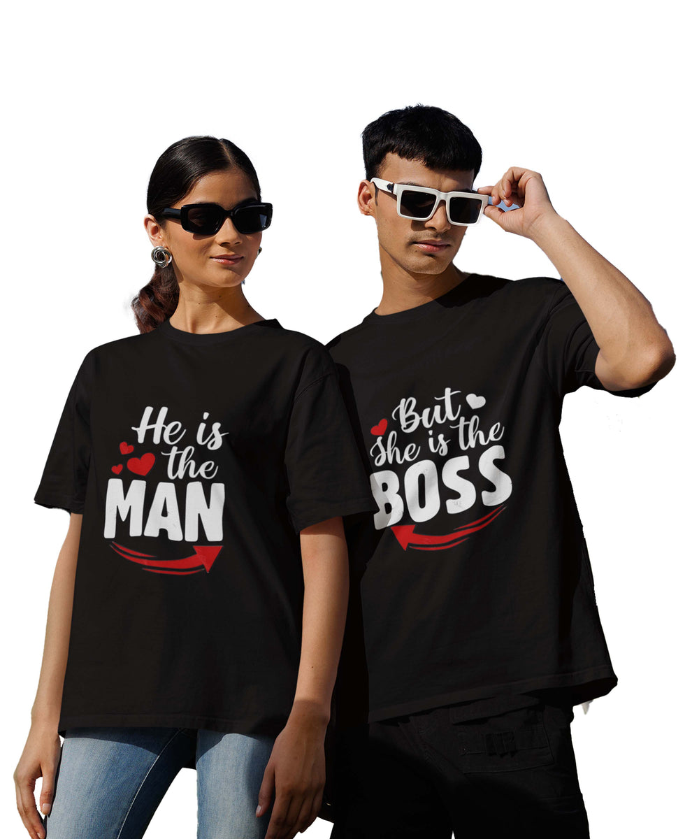 Man and the Boss - Oversized Drop Shoulder T-Shirt (pack of 2)