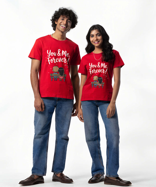 You & Me Forever - Couple T-shirts (Pack of 2)