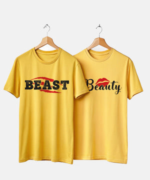 Beast Beauty - Couple T-shirts (Pack of 2)