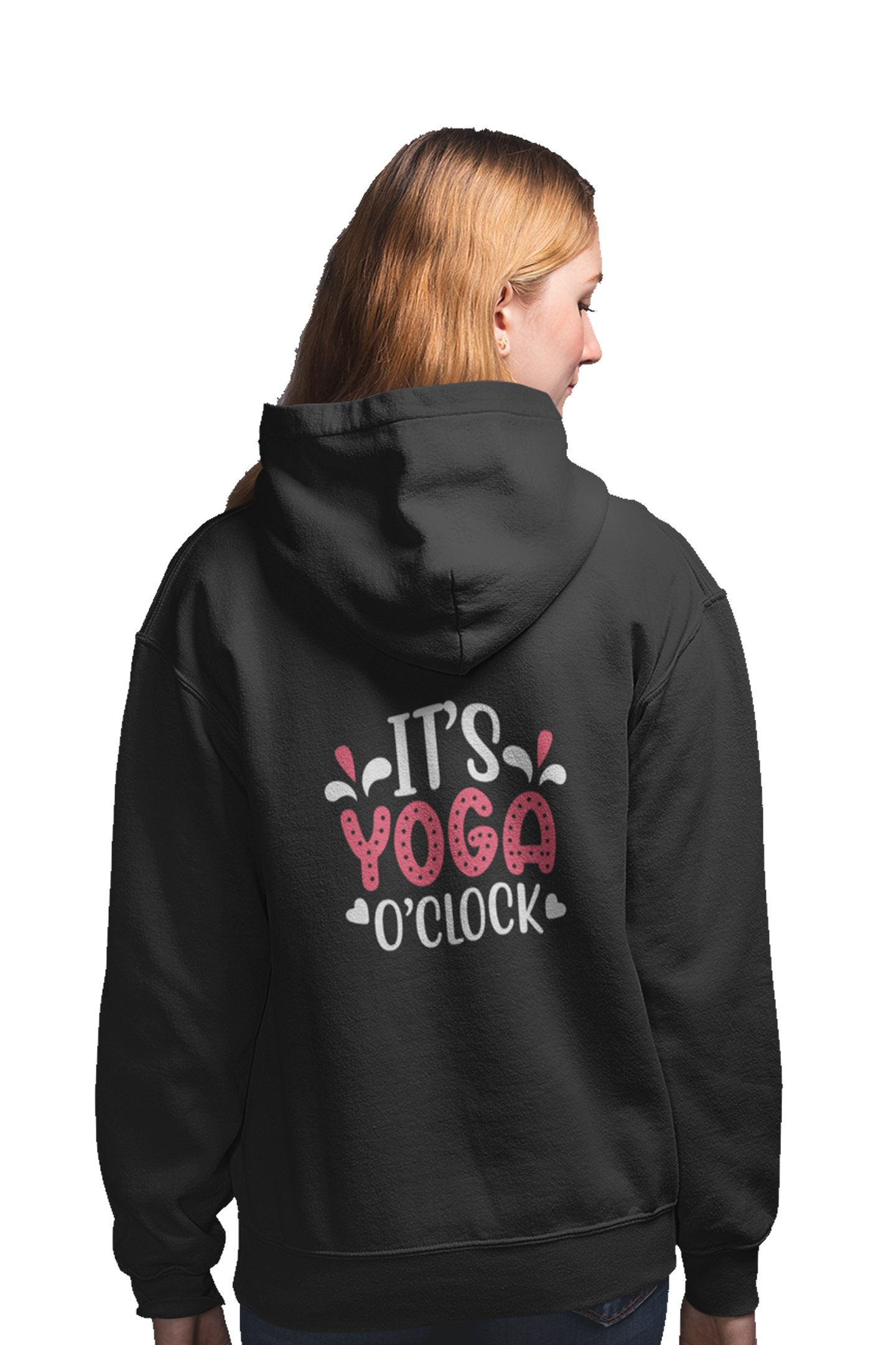 Yoga O'Clock - Funny Print Yoga Hoodies