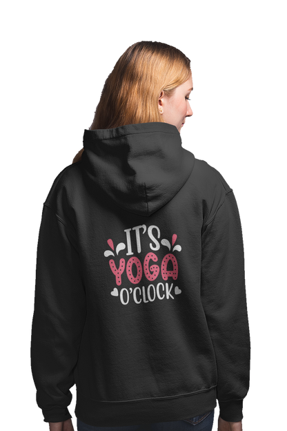 Yoga O'Clock - Funny Print Yoga Hoodies