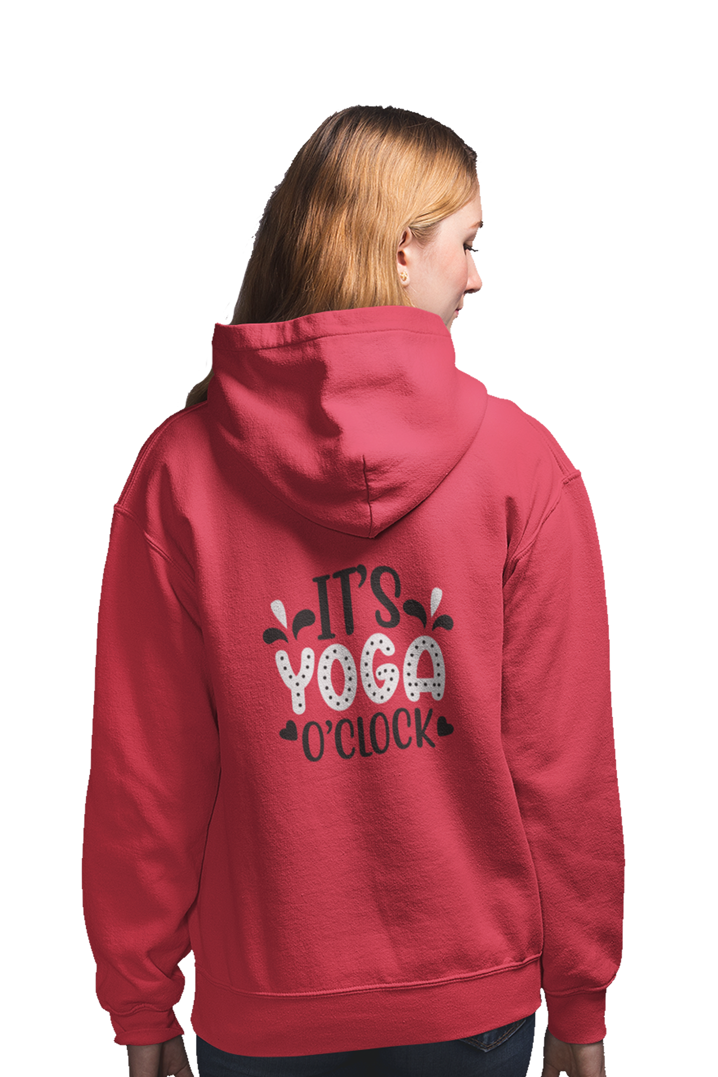 Yoga O'Clock - Funny Print Yoga Hoodies