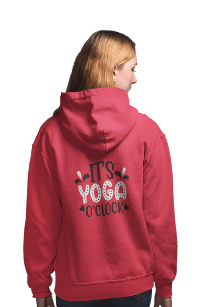 Yoga O'Clock - Funny Print Yoga Hoodies