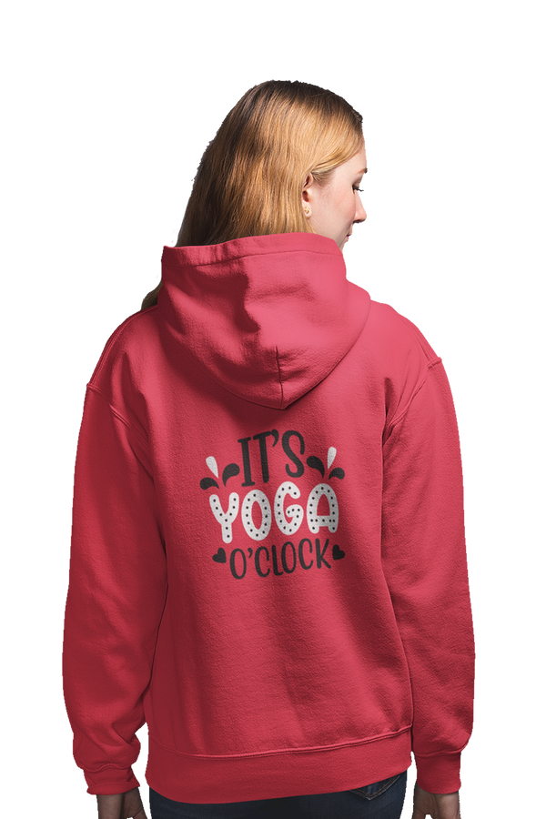 Yoga O'Clock - Funny Print Yoga Hoodies