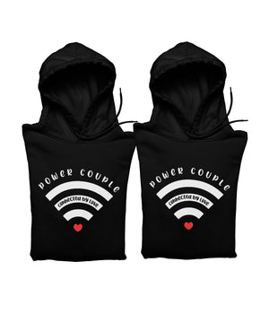 Power Couple Matching Hoodies - Couple Hoodies (pack of 2)