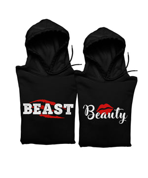 Beauty and the Beast - Matching Couple Hoodies (pack of 2)