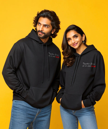 Customized Couple Hoodies (Pack of 2)