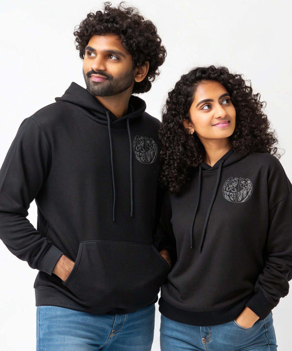 Dark vs Light - Couple Hoodies Both side Printed (pack of 2)