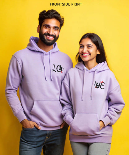 LOVE - Matching Couple Hoodies (pack of 2)