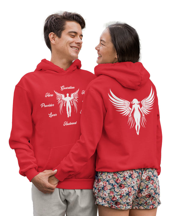 Her Guardian v. His Angel - Couple Hoodies (pack of 2)