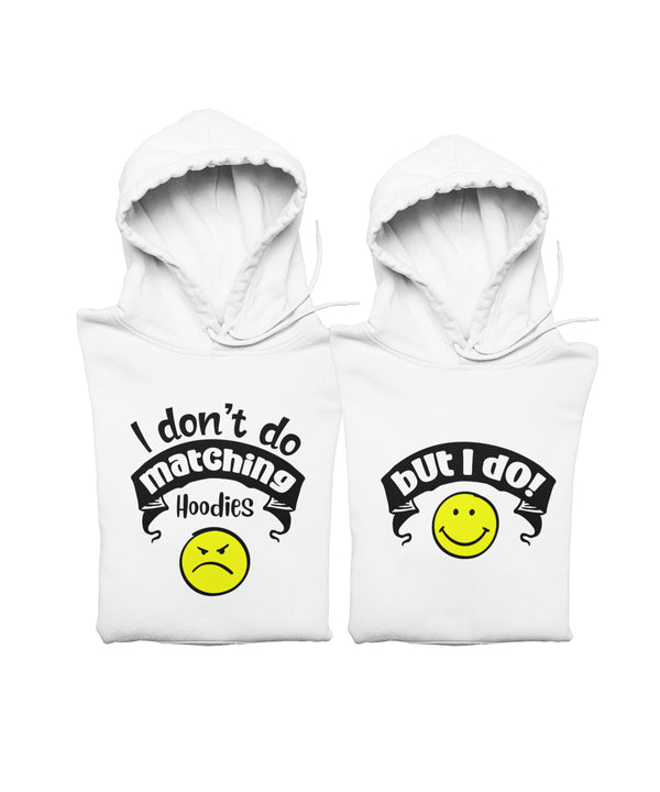 Funny Matching Hoodies - Couple Hoodies (pack of 2)