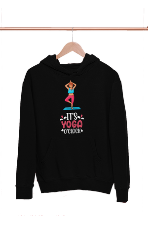 Yoga O'Clock - Funny Print Yoga Hoodies