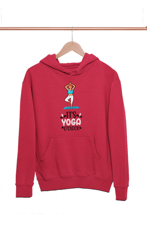 Yoga O'Clock - Funny Print Yoga Hoodies