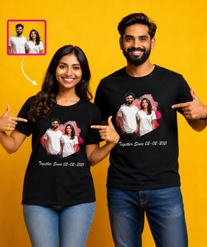 Customized Couple Tees (Pack of 2)
