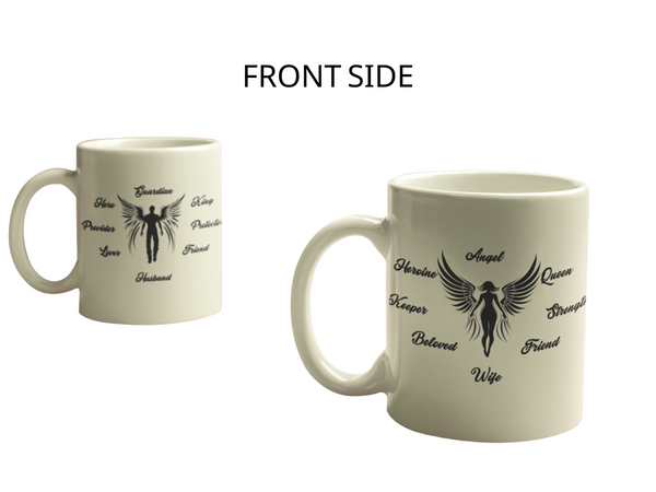 Guardian & Angel - Set of 2 Gifting Mugs (325 ml) for Couple