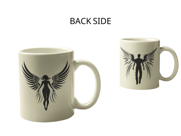 Guardian & Angel - Set of 2 Gifting Mugs (325 ml) for Couple