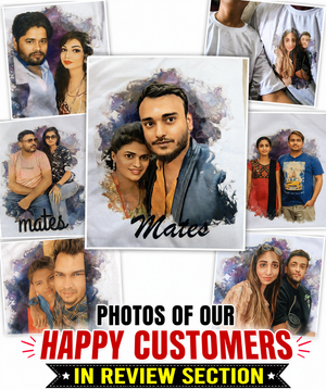 Customized Couple Tees (Pack of 2)