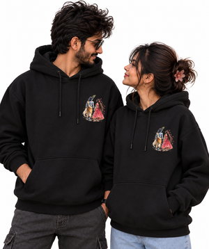 Radha Krishan Love - Couple Hoodies (pack of 2)