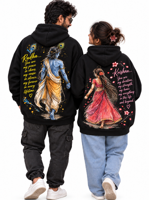 Radha Krishan Love - Couple Hoodies (pack of 2)