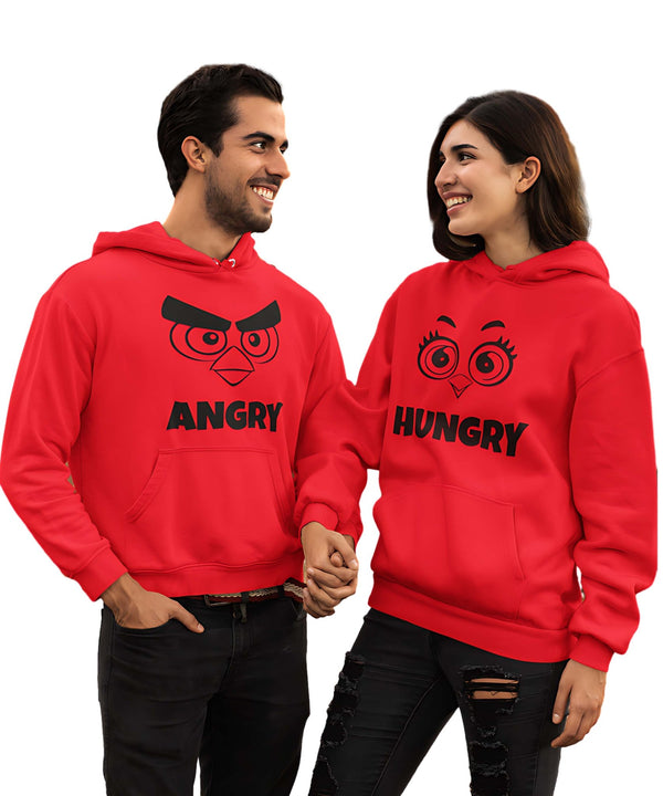 Angry v. Hungry - Couple Hoodies (pack of 2) - Letshandcraft