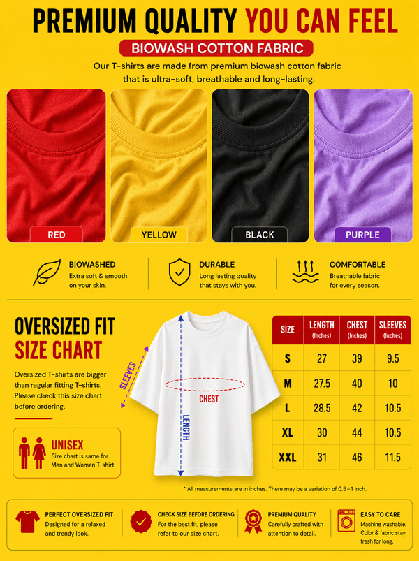 Angry v. Hungry - Oversized Drop Shoulder T-Shirt (pack of 2) - Letshandcraft