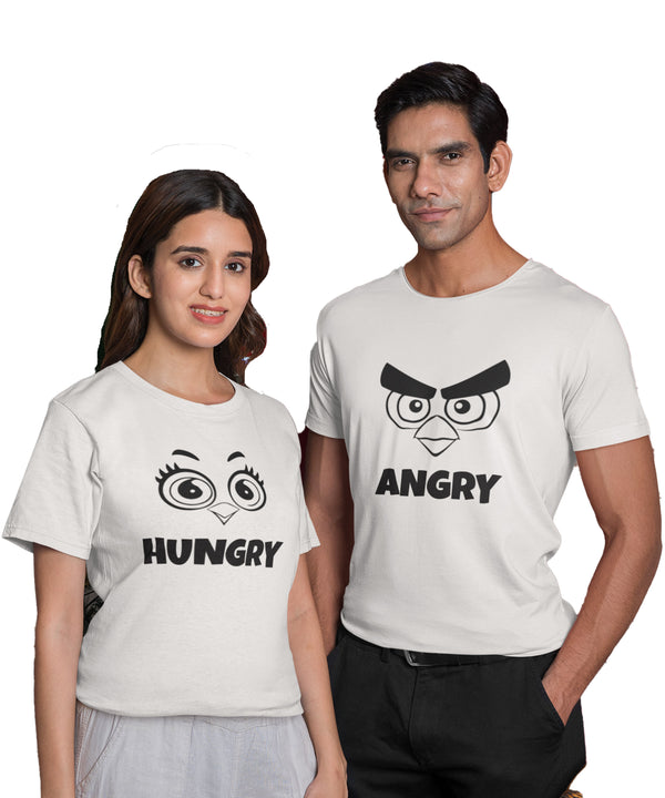 Angry Hungry - Couple T-shirts (Pack of 2)