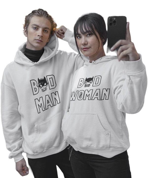 Badman & Badwoman - Couple Hoodies (pack of 2) - Letshandcraft