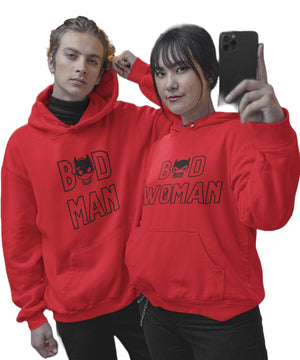Badman & Badwoman - Couple Hoodies (pack of 2) - Letshandcraft