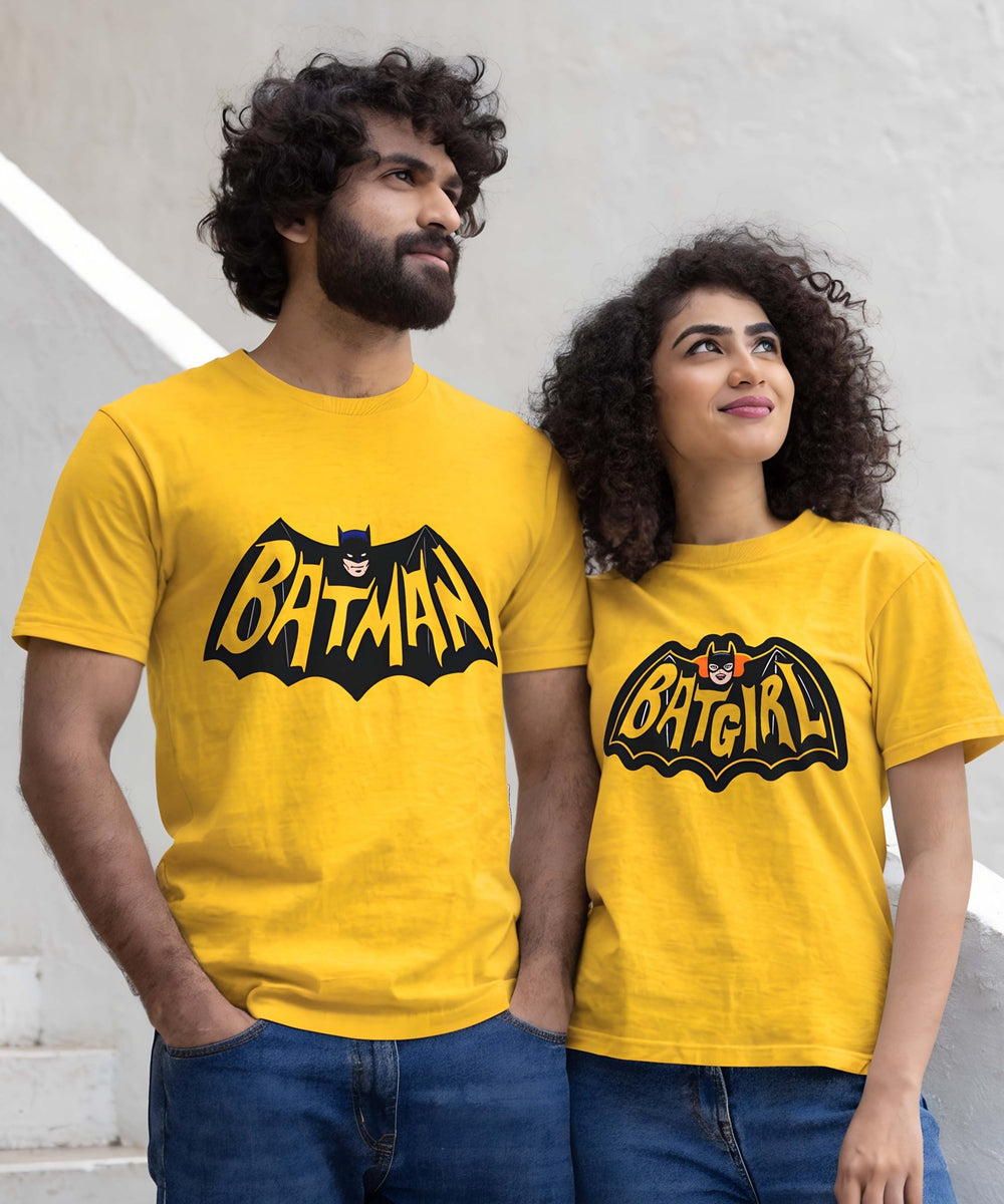 Bat Couple - Couple T-shirts (Pack of 2) - Letshandcraft
