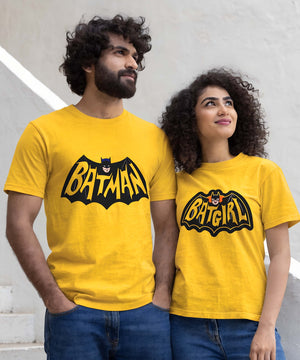 Bat Couple - Couple T-shirts (Pack of 2) - Letshandcraft