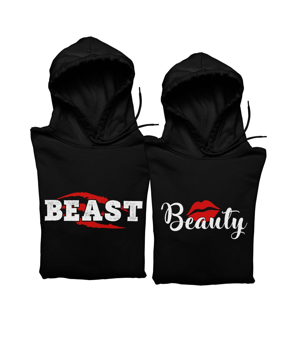 Beauty and the Beast - Matching Couple Hoodies (pack of 2) - Letshandcraft