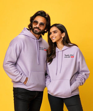 Customized Couple Hoodies (Pack of 2) - Letshandcraft