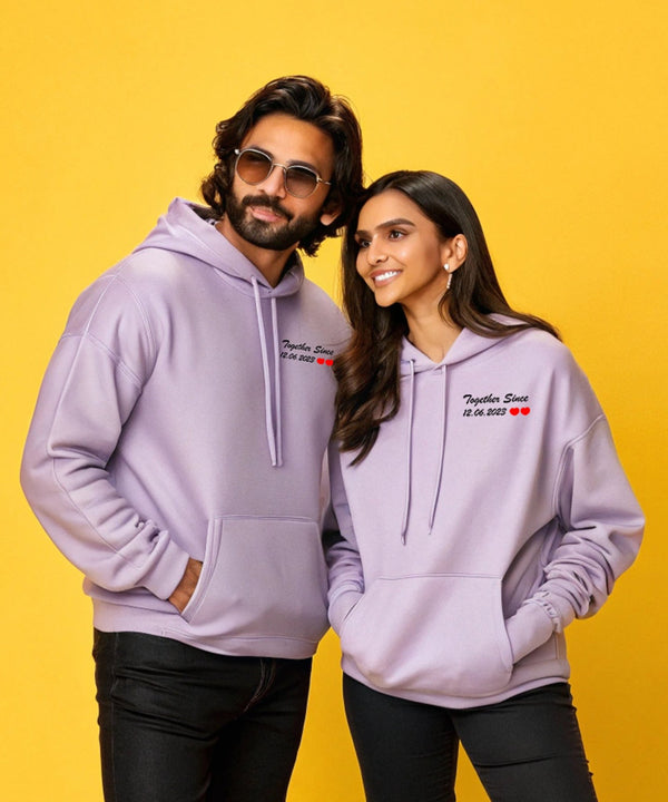Customized Couple Hoodies (Pack of 2) - Letshandcraft